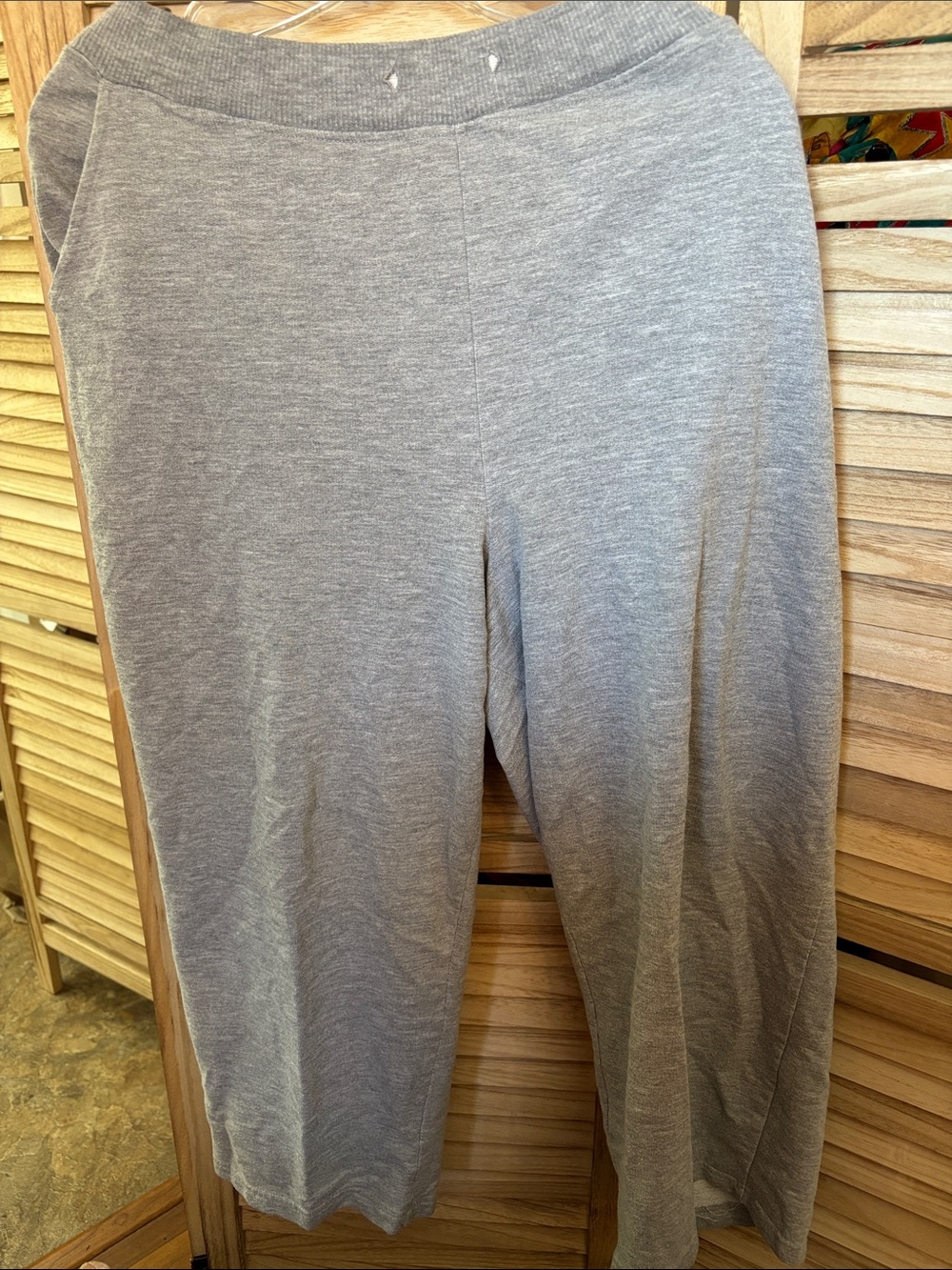 Cherokee French Terry Comfortable Knit Wide-Leg Sleep Pants Large